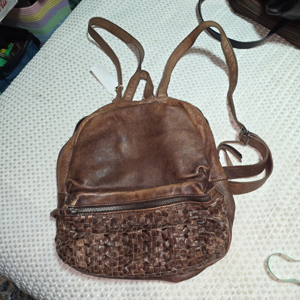 LATICO VINTAGE WOVEN GENUINE LEATHER CROSSBODY BAG